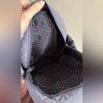 Vera Bradley Leigh Small Quilted Backpack, Grey, Polka Dot Lining Photo 14