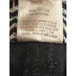 Ann Taylor LOFT Original Crop Black and White Capri Cotton Pants Size 2 Photo 8