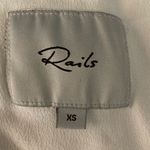 Rails  Whitney novelty Rose bottle print short sleeved button up top. XS Photo 5