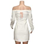 BHLDN  Gianna Off The Shoulder Mini Dress, Ivory, Small Photo 6