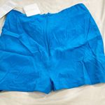 La Perla  100% silk blue twisted shorts/beach cover/italy40 Photo 4
