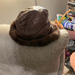 wilson's leather  Brown Hat with Fur Trim Photo 0