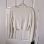 Love Tree Cozy White Twist-Front Sweater Photo 2