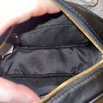 Valentino Orlandi Crossbody Bag Quilted Black Gold Tone New With Tags Photo 4