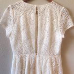 Ivory Lace Babydoll Dress White Size XS Photo 2