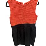 Alyxdress NWT Chic Orange/Coral and blue denim Sleeveless Dress women’s size 14 Orange Photo 1