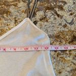 Free People  Steph Sequin Sweetheart Neck  Mini Tank Dress Size 2 S White Gold Photo 6