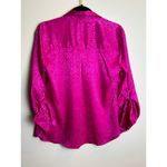 Candie's Hot Pink Size Medium cheetah blouse, Mob Wife Animal Print Photo 7