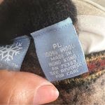 Wool Fair Isle front clasp cardigan Size PL Black Photo 8