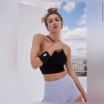 NWOT Free People Movement Happiness Runs Crop Tank In Black Size undefined Photo 1