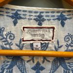 Johnny Was  Lulu Butterfly Embroidered Ruffle-sleeve Dress In White XS Photo 7