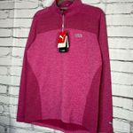 Puma  evoKNIT ¼‑Zip Sweater XL Pink Red Corica Park Streetwear Athleisure Top Photo 7