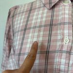 Charter Club Pastel Pink Plaid Button Down Shirt Photo 5