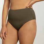 Everlane Womens size L Beech Green The High Rise Hipster Swim Bottom Cheeky Photo 10