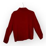 Briggs New York Briggs Red Faux Suede Button Front Shirt Jacket Vintage Y2K Quiet Luxury S Photo 2