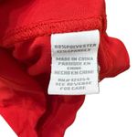 JoFit Red Sleeveless Scalloped Neck/trim Golf Tennis Shirt‎ Top Large Size 12 Photo 6