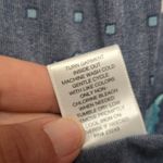 7th Avenue NY & Company Navy Floral Drape Neck Top Size Small Blue Photo 7