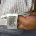 Storia White semi sheer Textured Crop Blouse Sz L Photo 7