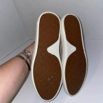UGG Sammy Sneaker chevron metallic slip on shoe size 7.5‎ Tan Photo 4