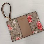 Nine West  Begonia Floral Logo Wristlet Photo 3