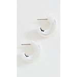 Jenny Bird  Doune Chunky Hoop in Silver One Size Womens Jewelry Photo 1