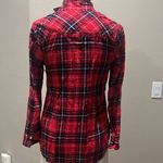 Merona  red plaid button up shirt Photo 4