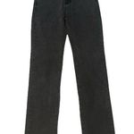 Bebe NWT high rise straight leg embellished charcoal wash jeans gray denim 8 Photo 0