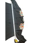 Joan Rivers Black Sheer Open Front Kimono Floral Embroidered Cardigan 1X Photo 8