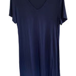 Daily Ritual short sleeve sun dress blue large t shirt dress Blue Photo 0