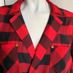 Michael Kors MICHAEL wrap Buffalo check blouse Photo 2