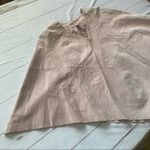 New Decoded Leather Blush Pink Women’s Poncho Size L Photo 5