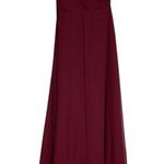 Birdy Grey Kira Chiffon Maxi Dress in Cabernet Women’s US M Photo 7