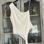 Bailey 44 Cream Asymmetrical Bodysuit Photo 2