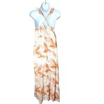 Roxy Hot Summer Lands Maxi Dress Spaghetti Straps Floral Size S Photo 3