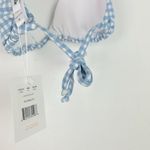 ANDIE NWT  Swim The String Top Bikini Top Textured Gingham Size Medium M NEW Photo 9