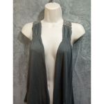 Eyelash Couture Women Small Vest Lace Embroidered Grey Photo 2