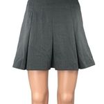 Cider Women's Gray High Waisted Zipper Casual Pleated A Line Mini Skirt Size S Photo 0