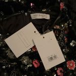 Mac Duggal 93695 Womens Black Floral Sequined Strapless Column Gown Photo 12