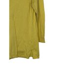 Ann Taylor  Women's Sweater Crew Neck Full Back‎ Button 3/4 Sleeve Yellow Medium Photo 1