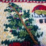 Vintage BonWorth Christmas ugly sweater, 3D, Santa‎ Clause, cardinal, M Red Size M Photo 12