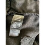 Betabrand  Black Ribbed Zip Ankle Dress Pants Women's Size L Photo 5