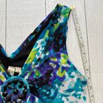 Emma & Michele  Multicolor Watercolor Tie Dye Dress Size L Photo 5