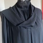 Frank Remme black long sleeve scarf dress NWOT( has a flaw)🎃 Size L Photo 7