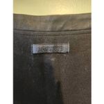 Lacoste  size 36 Women's Navy Blue Blouse Satin Sleeves & Trim Photo 4