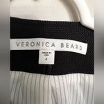 Veronica Beard  Jordan Collarless Moto Dickey Jacket Black Size 4 Coat Photo 5
