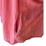 Free People  Terracotta Cotton Gauze Boho Pockets Tie Back Bohemian Tunic ~ LARGE Photo 4