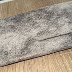 Aimee Kestenberg  silver gray rose gold envelope wallet clutch NEW Photo 2