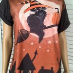 Black Cat Halloween Shirt, Medium Photo 0