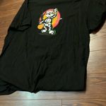 Adult unisex Bucees beaver Black Halloween Skeleton T Photo 0