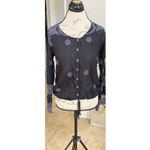 Johnny Was Womens Blouse XS Boho Bohemian Embroidered Festival Music Concert Photo 6